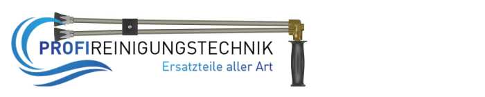 Doppelstrahlrohr mit Ventil ST-54  waagerecht und Düsenschutz ST-10